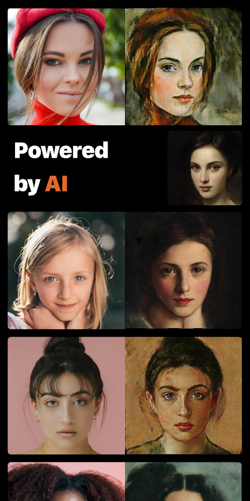 PortraitAI - Chân dung & hình đại diện cổ điển (MOD, Pro đã được mở khóa)