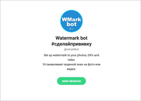 Bot Watermark Telegram