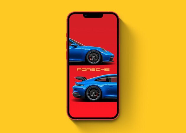 Hình nền xe hơi Porsche cho iPhone