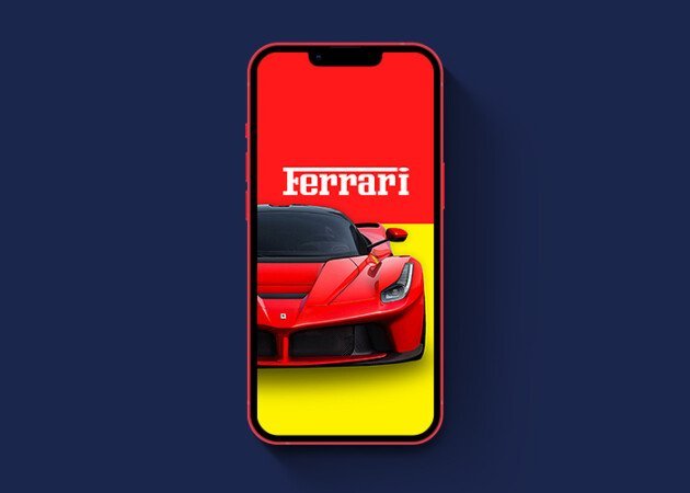 Hình nền xe Ferrari iPhone