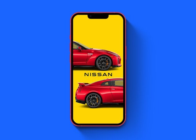 Hình nền xe Nissan cho iPhone