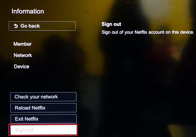 Đăng xuất khỏi Netflix hoặc xóa tài khoản của bạn trên bất kỳ Smart TV nào.