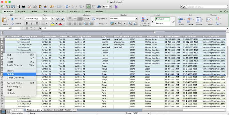 Sử dụng-Xóa-Hàng-Tùy chọn-để-Loại bỏ-Nhiều-Hàng-Microsoft-Excel