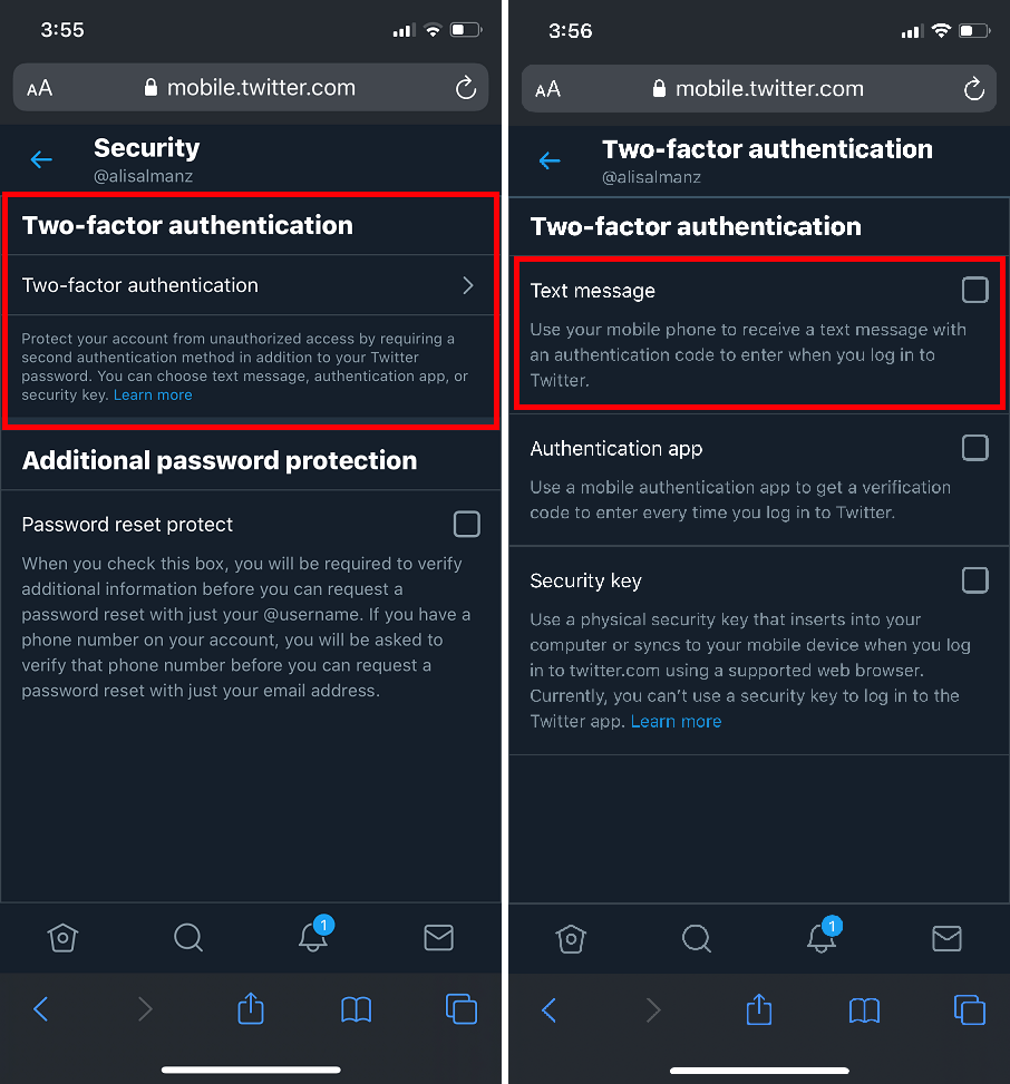 Enable-2FA-on-Twitter-Without a-Phone-Number