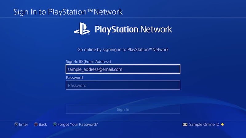 Đặt lại mật khẩu mạng Playstation hoặc tài khoản PSN của bạn trên PS4