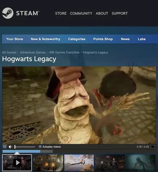 Sử dụng-Steam-Launcher-to-configure-Hogwarts-Legacy