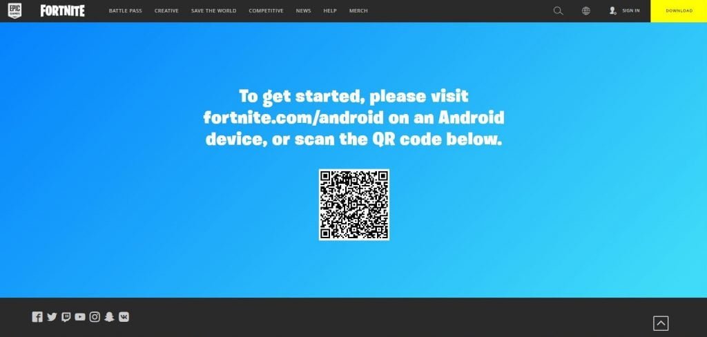 Cách tải xuống Fortnite Mobile