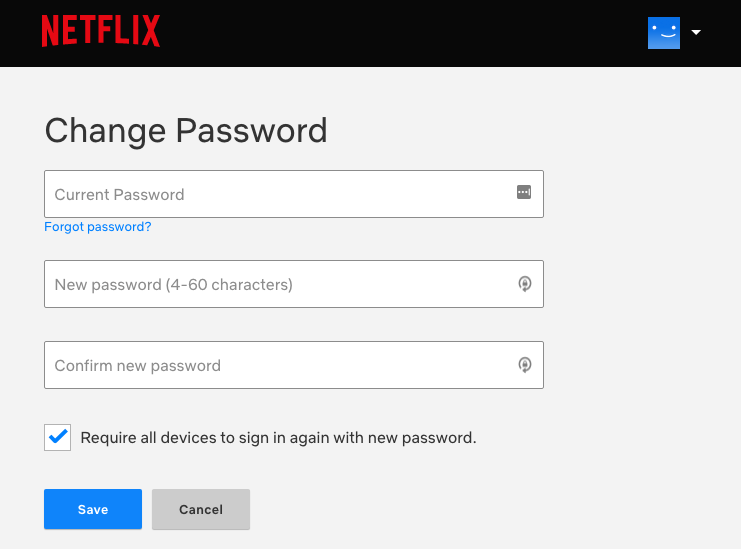 Cách thay đổi mật khẩu Netflix bằng trình duyệt web của bạn