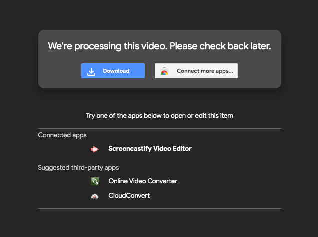 Chúng tôi đang xử lý-video-này-Vui lòng kiểm tra lại-sau-hoặc-tải xuống-video-ngay bây giờ