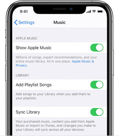 Bật ứng dụng Apple Music trên điện thoại của bạn