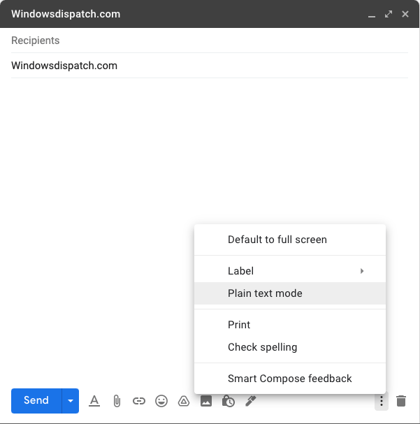 Cách tắt chế độ văn bản thuần túy trong Gmail